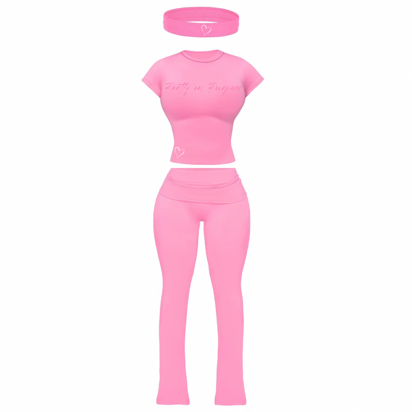 Pretty on Purpose Three Pieces - Baby Pink