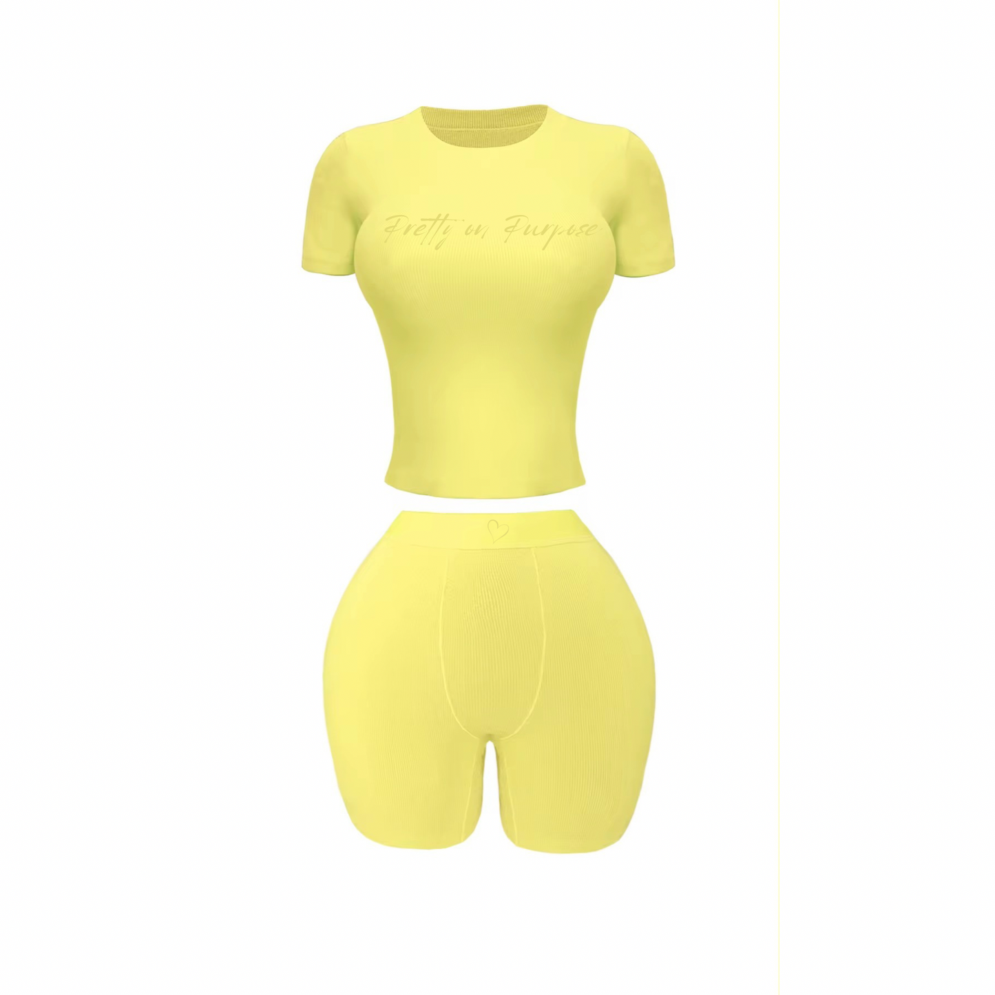 P.O.P Short Sleeves- Yellow